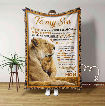 Special Gift for Your Son - From Mom Blanket