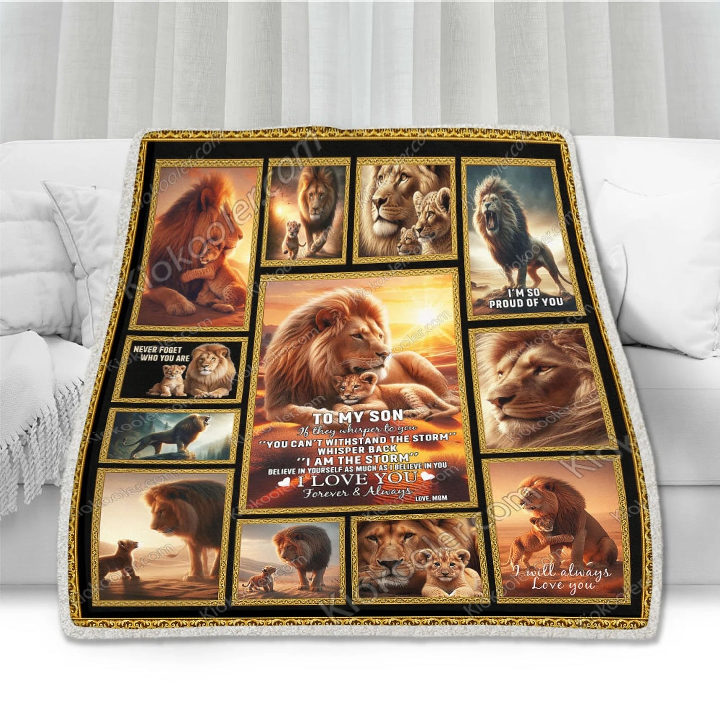 Special Gift for Your Son - From Mom Blanket