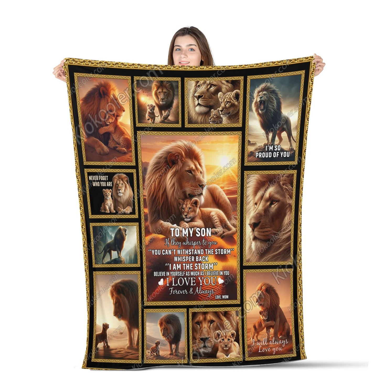 Special Gift for Your Son - From Mom Blanket