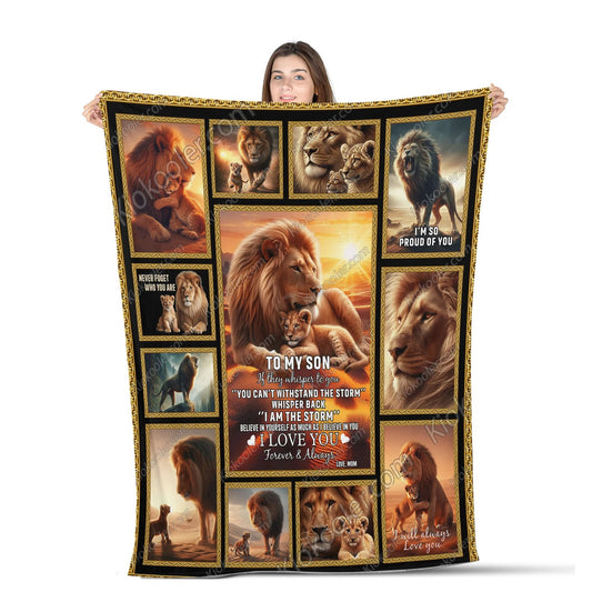 Special Gift for Your Son - From Mom Blanket