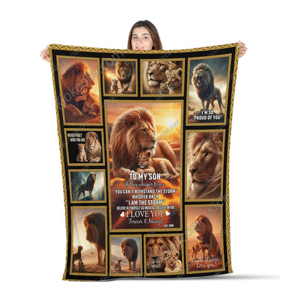 Special Gift for Your Son - From Mom Blanket