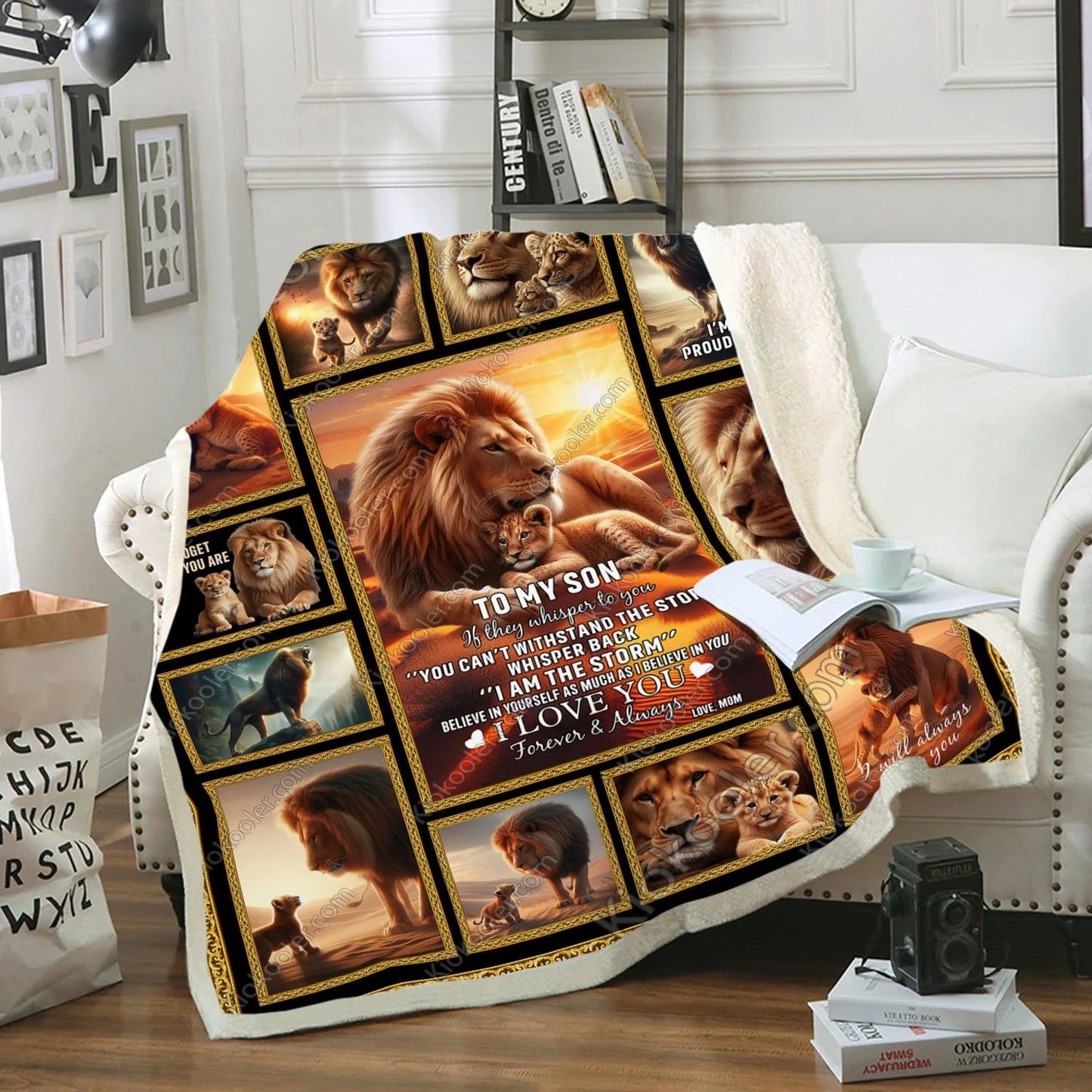 Special Gift for Your Son - From Mom Blanket