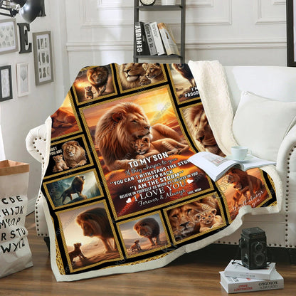 Special Gift for Your Son - From Mom Blanket