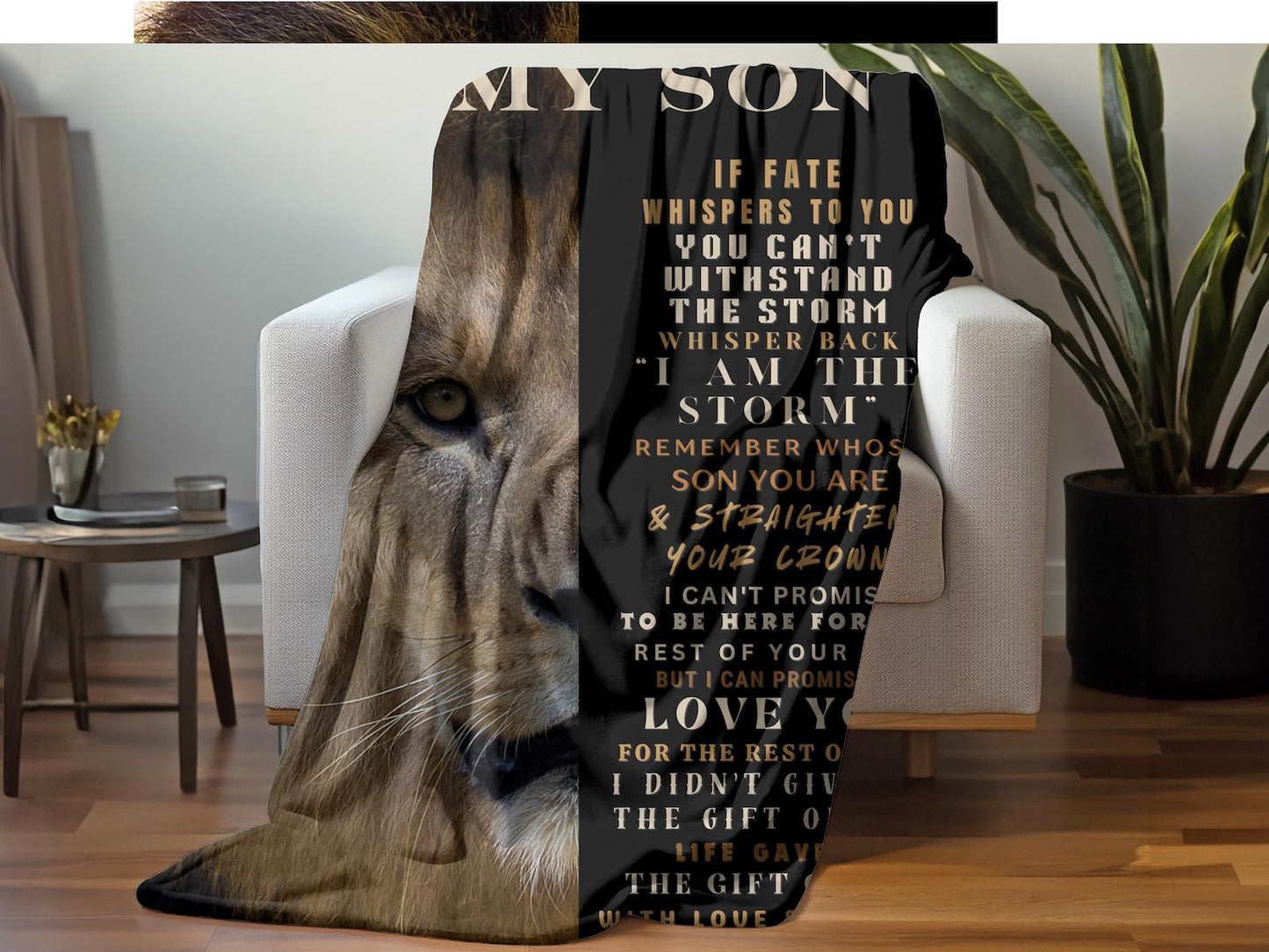 Special Gift for Your Son - From Mom Blanket