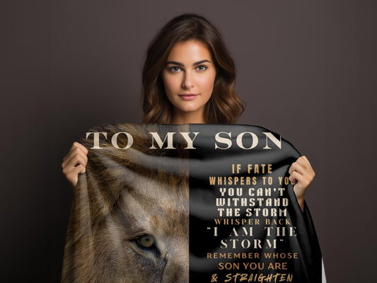 Special Gift for Your Son - From Mom Blanket