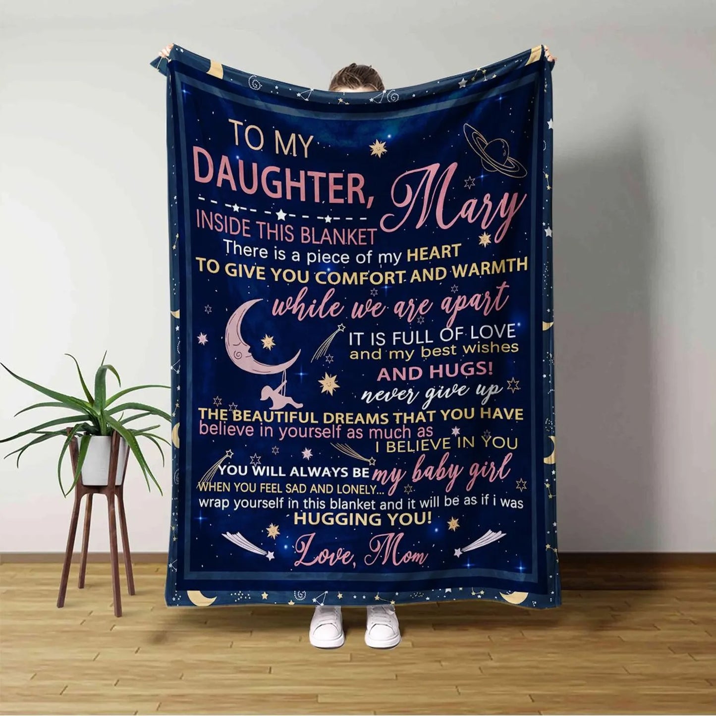 Special Gift for Your Daughter - From Mom Blanket