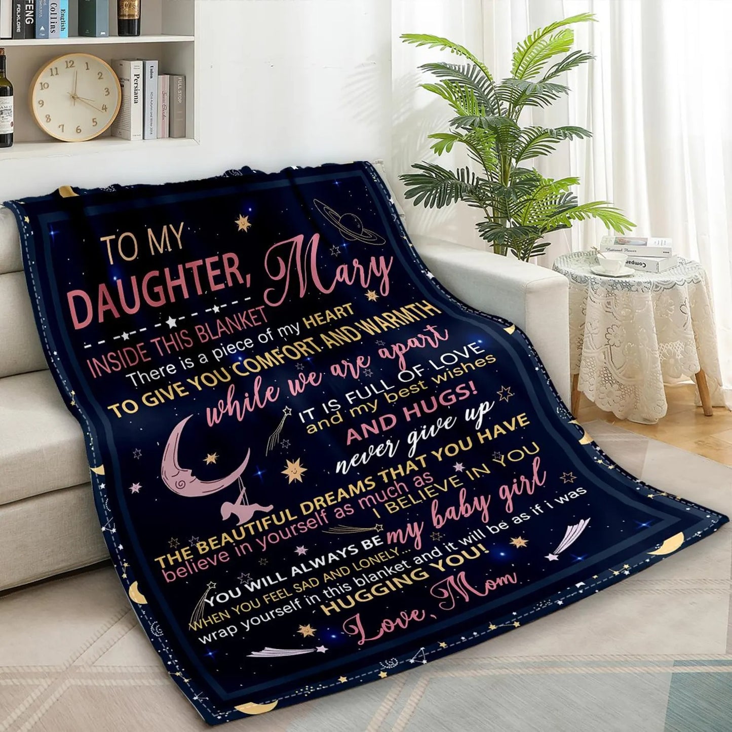 Special Gift for Your Daughter - From Mom Blanket