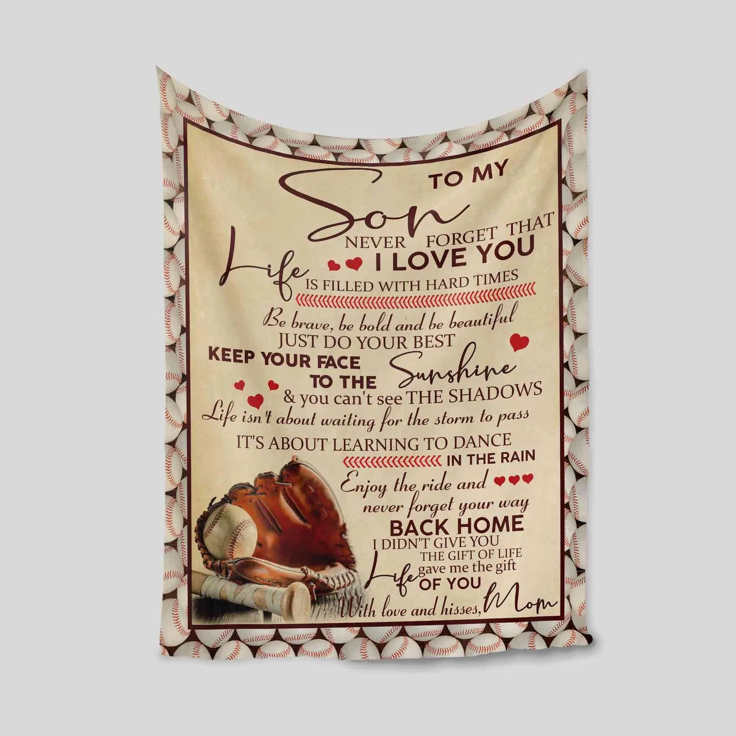 Special Gift for Your Son - From Mom Blanket