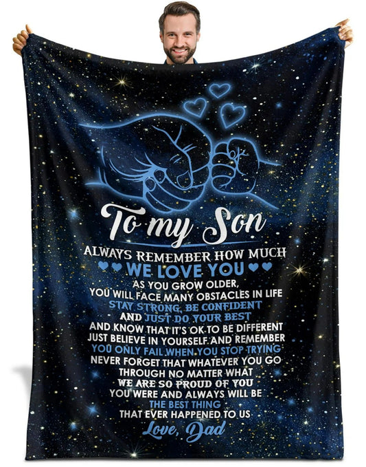 Special Gift For Your Son Blanket - From Dad