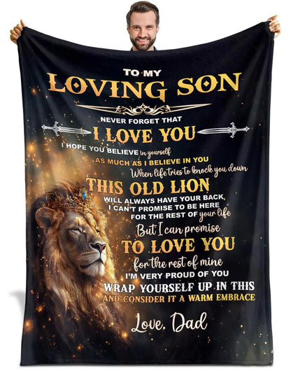 Special Gift for Your Son - From Dad Blanket