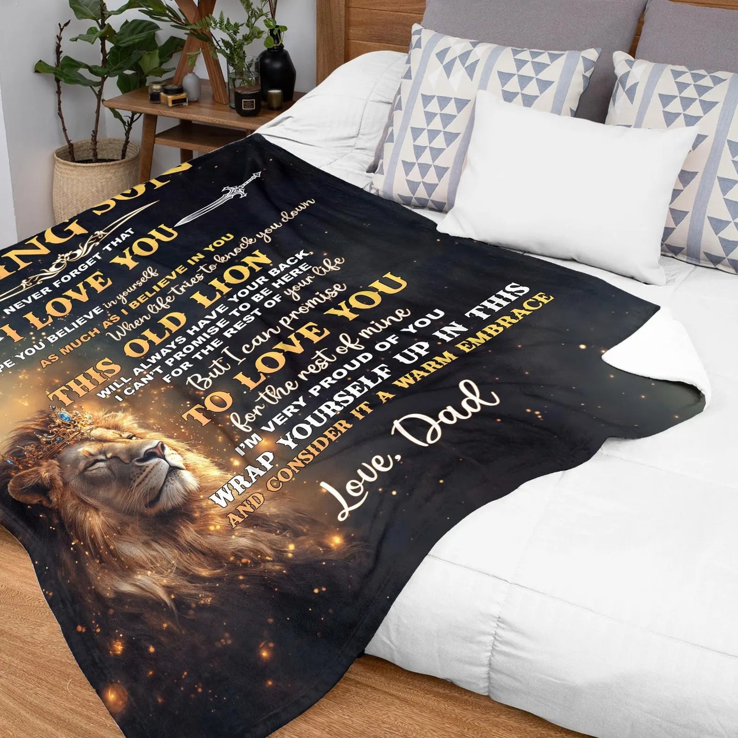 Special Gift for Your Son - From Dad Blanket