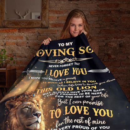 Special Gift for Your Son - From Dad Blanket