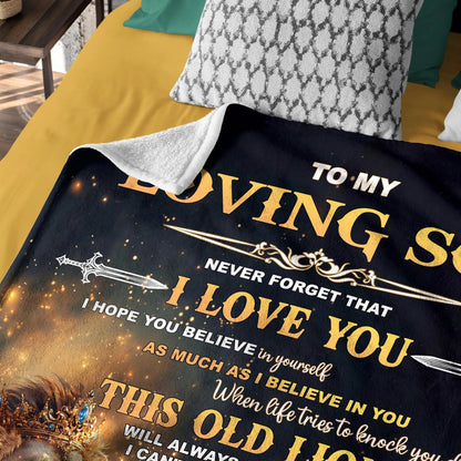 Special Gift for Your Son - From Dad Blanket