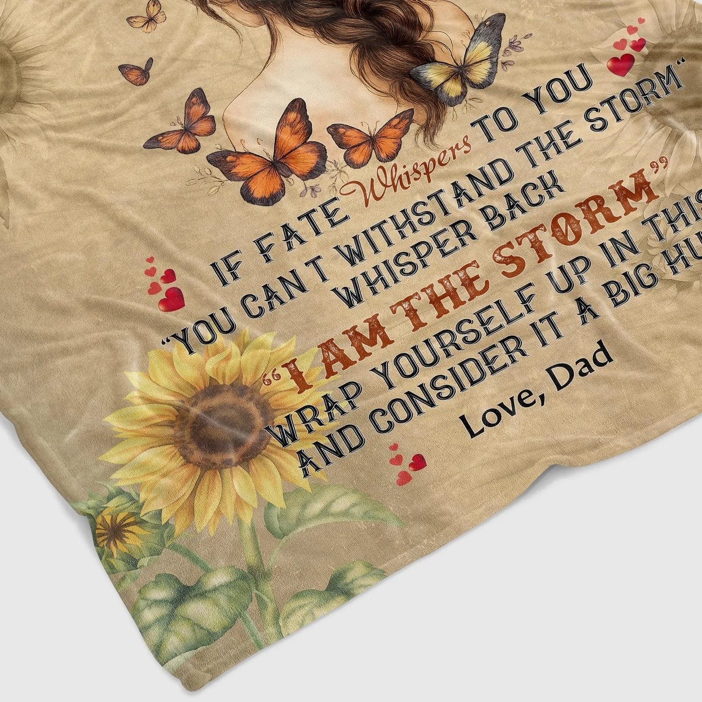 Special Gift for Your Daughter - From Dad Blanket