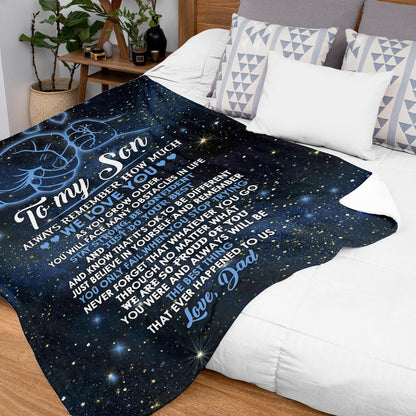Special Gift for Your Son - From Dad Blanket