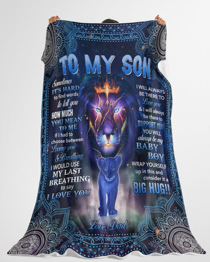 Special Gift for Your Son - From Dad Blanket