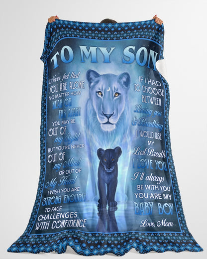 Special Gift for Your Son - From Mom  Blanket
