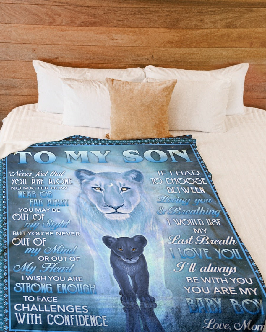Special Gift for Your Son - From Mom  Blanket