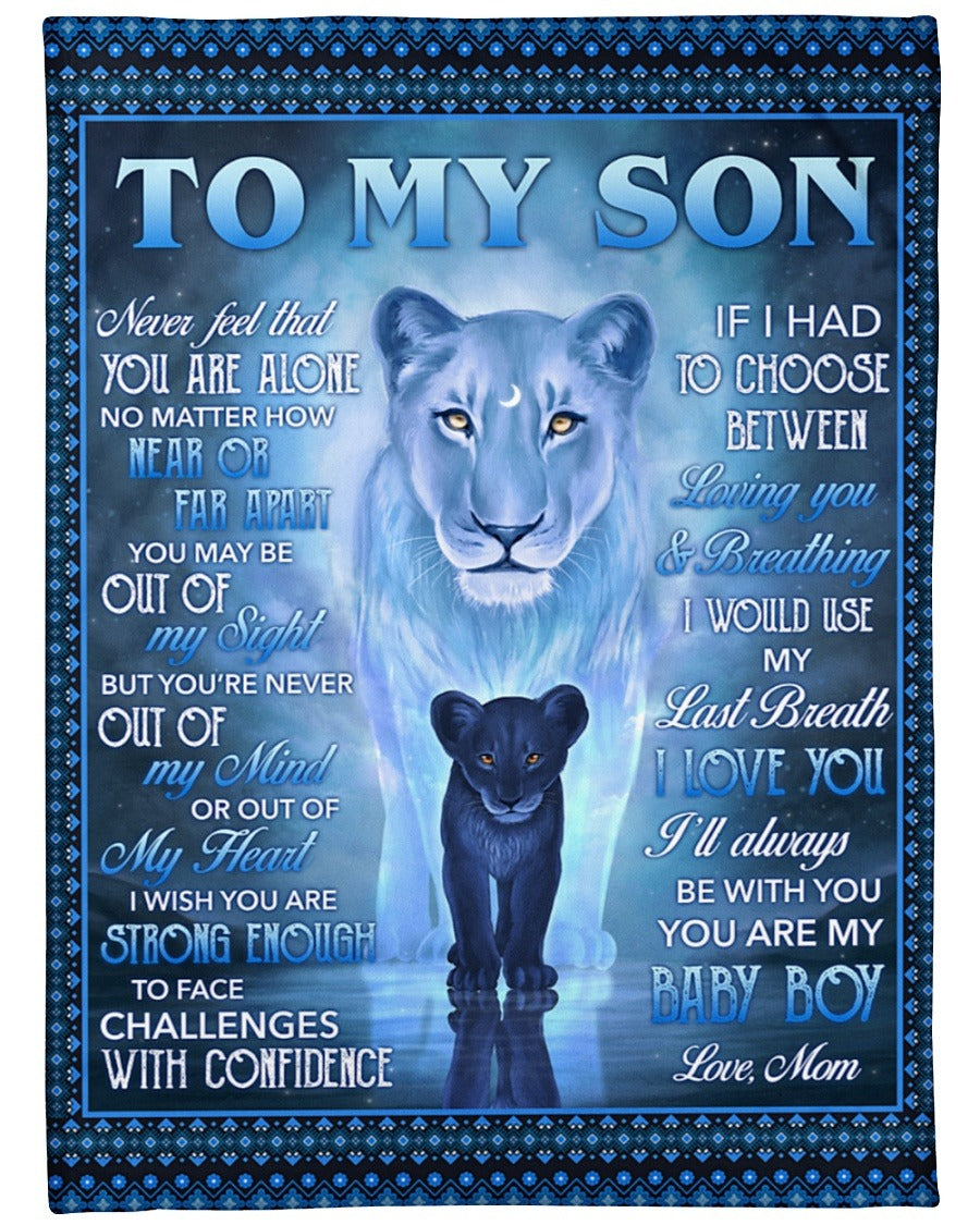 Special Gift for Your Son - From Mom  Blanket