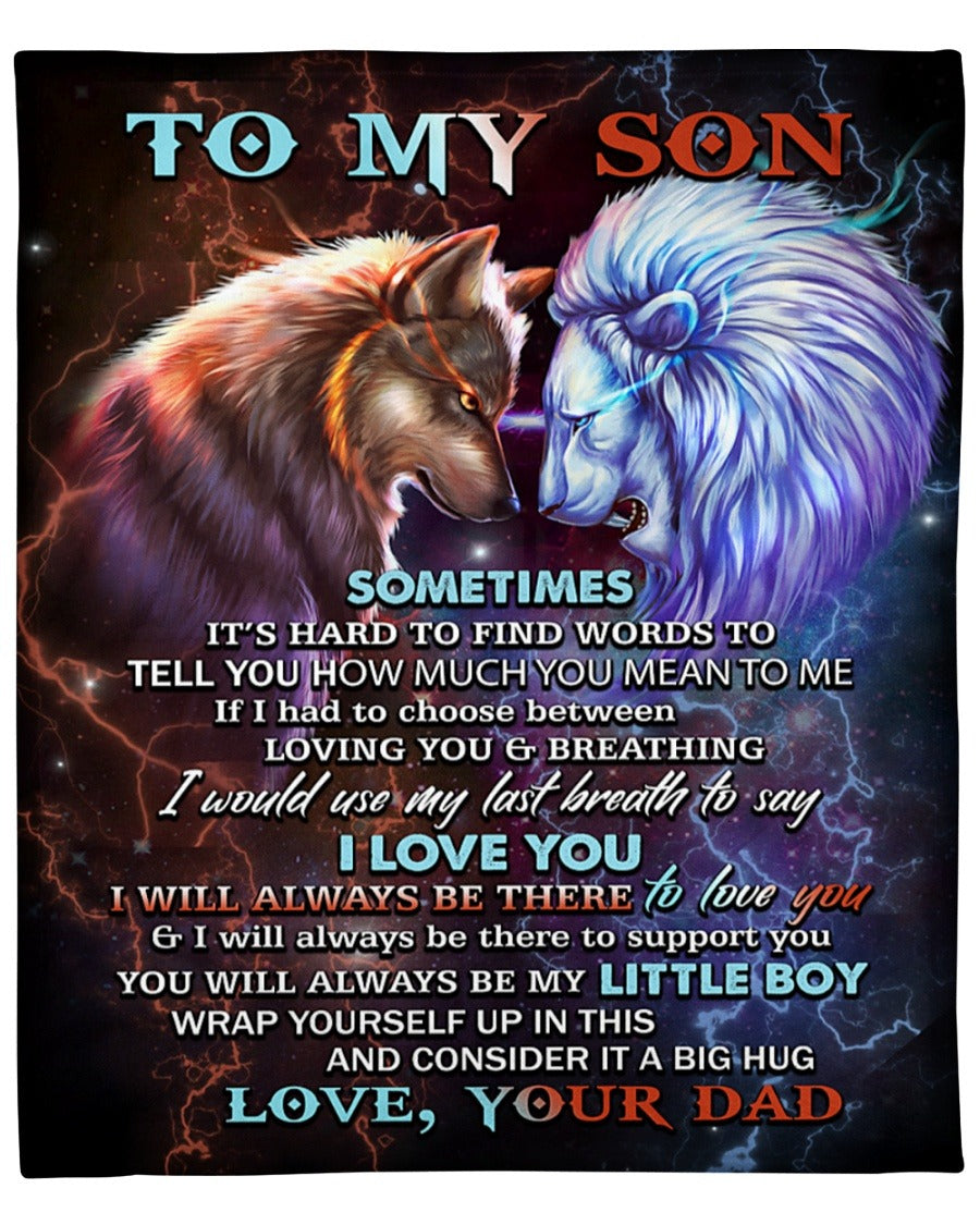 Special Gift for Your Son - From Dad Blanket