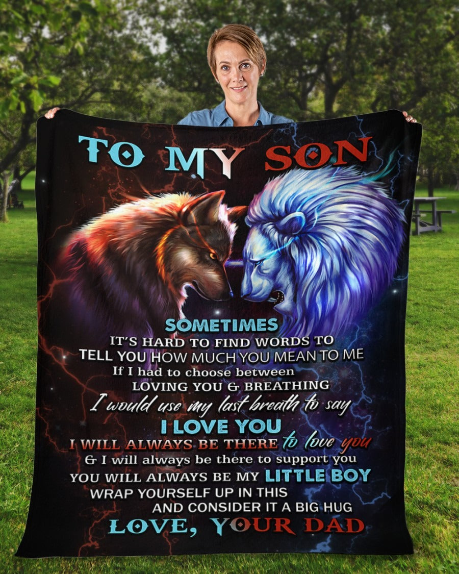 Special Gift for Your Son - From Dad Blanket