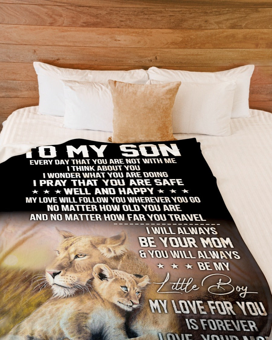Special Gift for Your Son - From Mom Blanket
