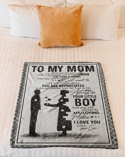 Special Gift for Your Mom - From Son Blanket
