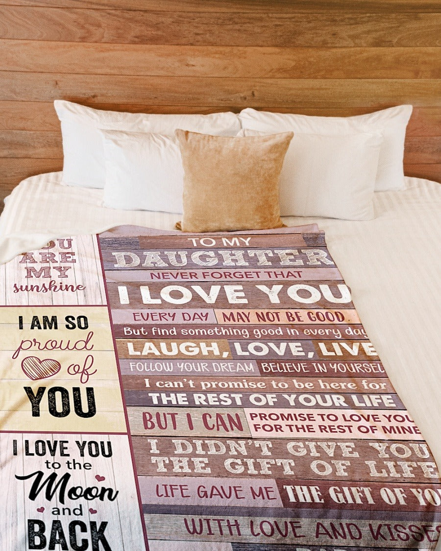 Special Gift for Your Daughter - From Dad Blanket (SKUB12-207)