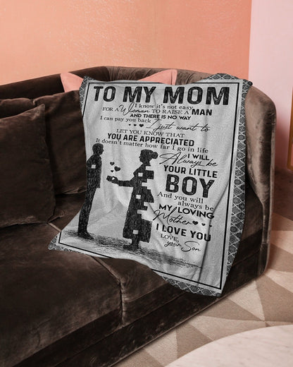 Special Gift for Your Mom - From Son Blanket