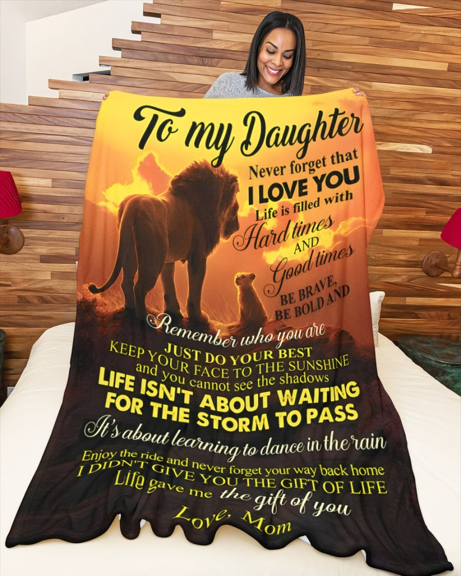 Special Gift For Your Daughter Blanket - From Mom (SKU2606-312)
