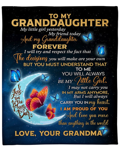 Special Gift for Your Granddaughter - From Grandma Blanket