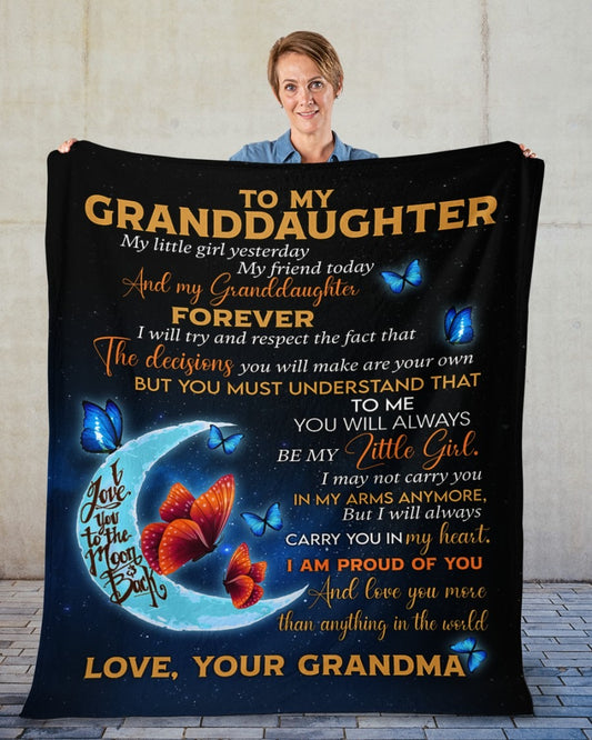 Special Gift for Your Granddaughter - From Grandma Blanket