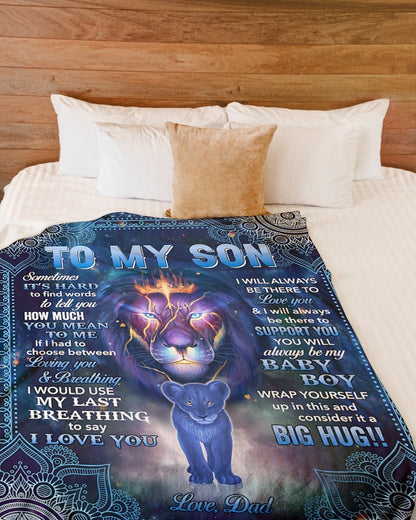 Special Gift for Your Son - From Dad Blanket
