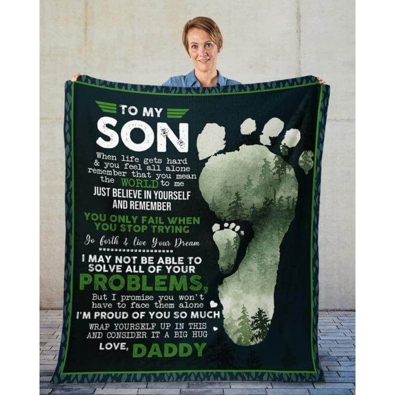 Special Gift For Your Son Blanket - From Dad