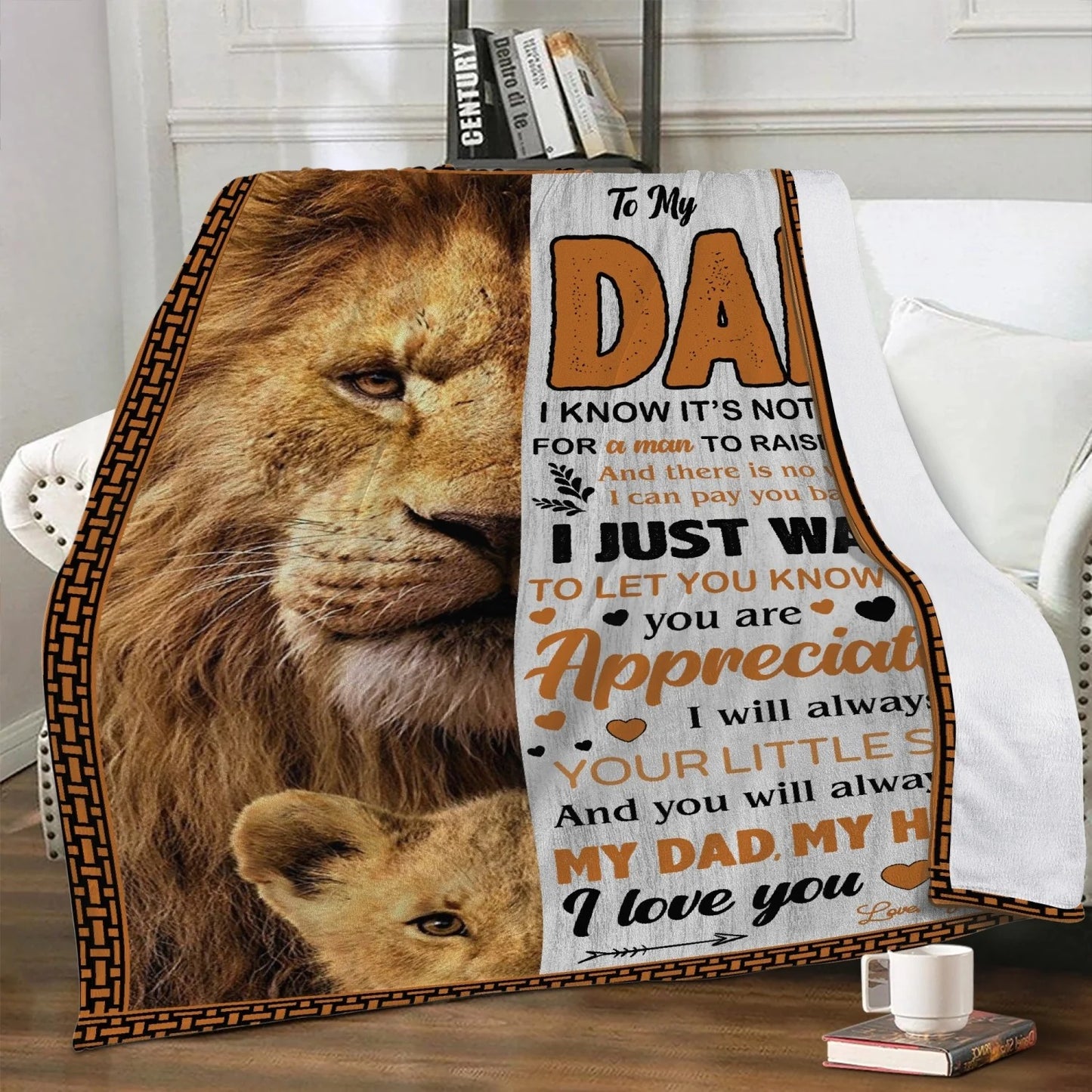 Special Gift for Your Dad - From Son Blanket
