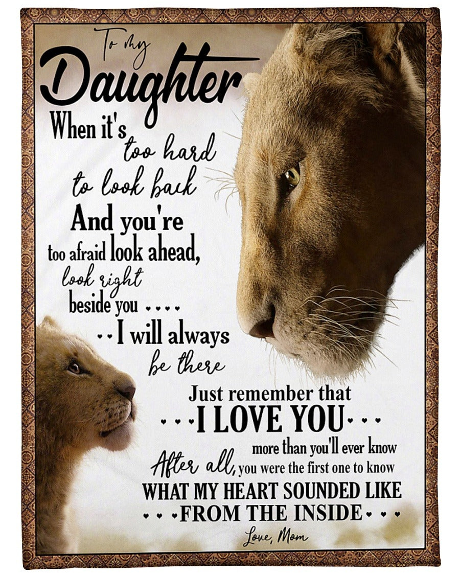 Special Gift For Your Daughter Blanket - From Mom (SKUB12-124)