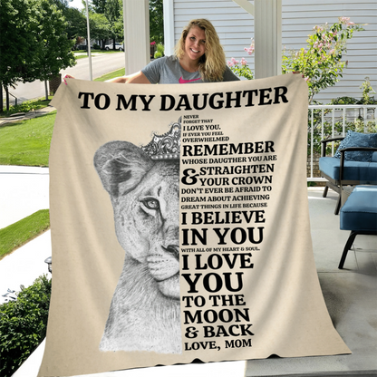 Special Gift For Your Daughter Blanket - From Mom