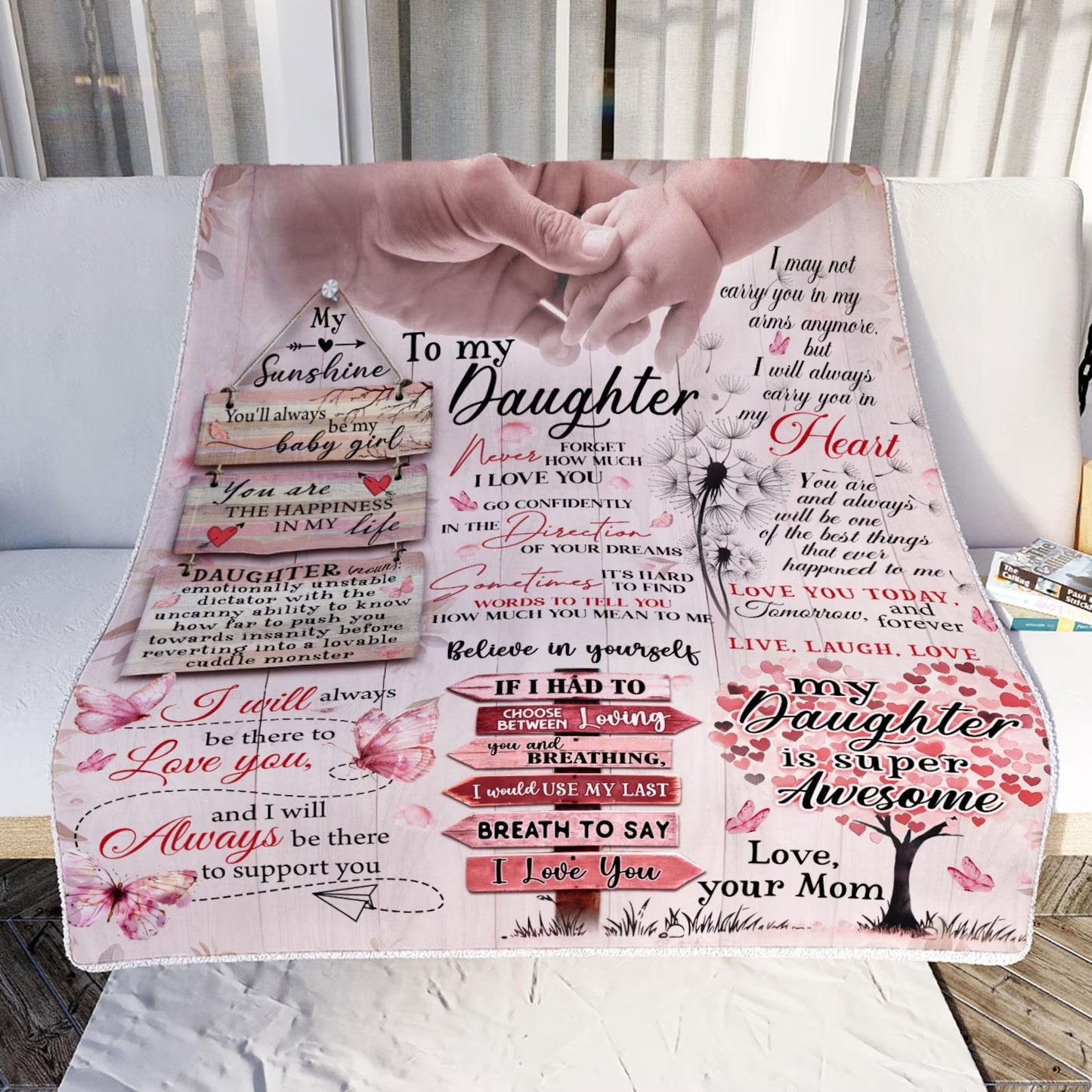 Special Gift for Your Daughter - From Mom Blanket