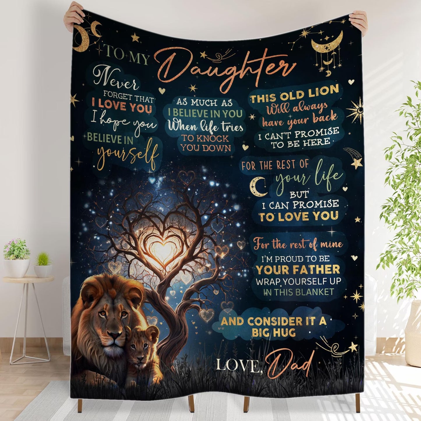 Special Gift for Your Daughter - From Dad Blanket