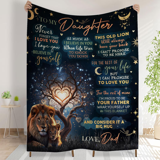 Special Gift for Your Daughter - From Dad Blanket
