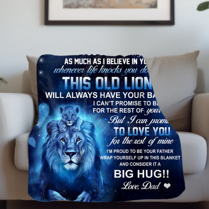 Special Gift For Your Daughter Blanket - From Dad