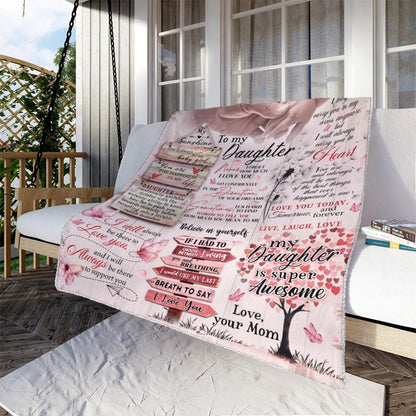Special Gift for Your Daughter - From Mom Blanket