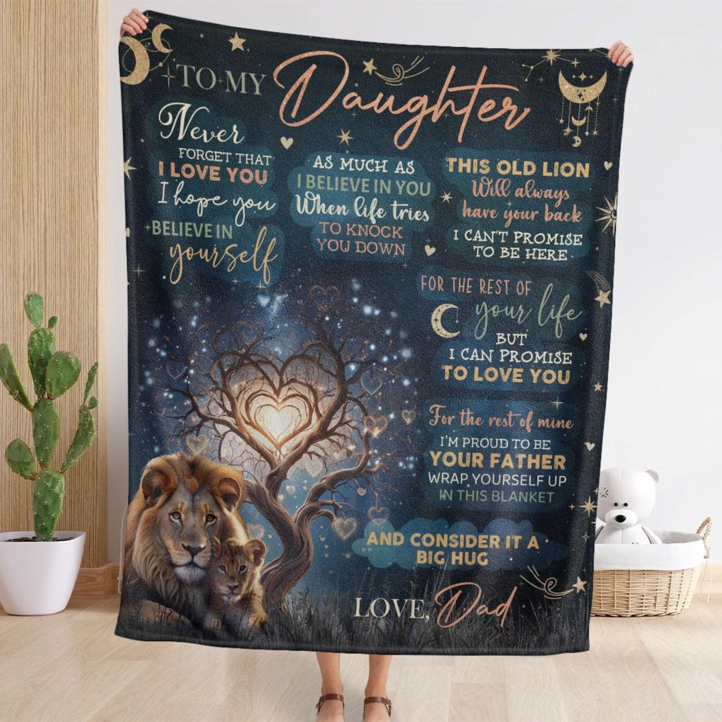 Special Gift for Your Daughter - From Dad Blanket
