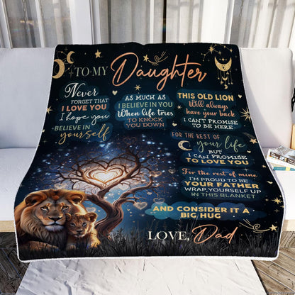 Special Gift for Your Daughter - From Dad Blanket