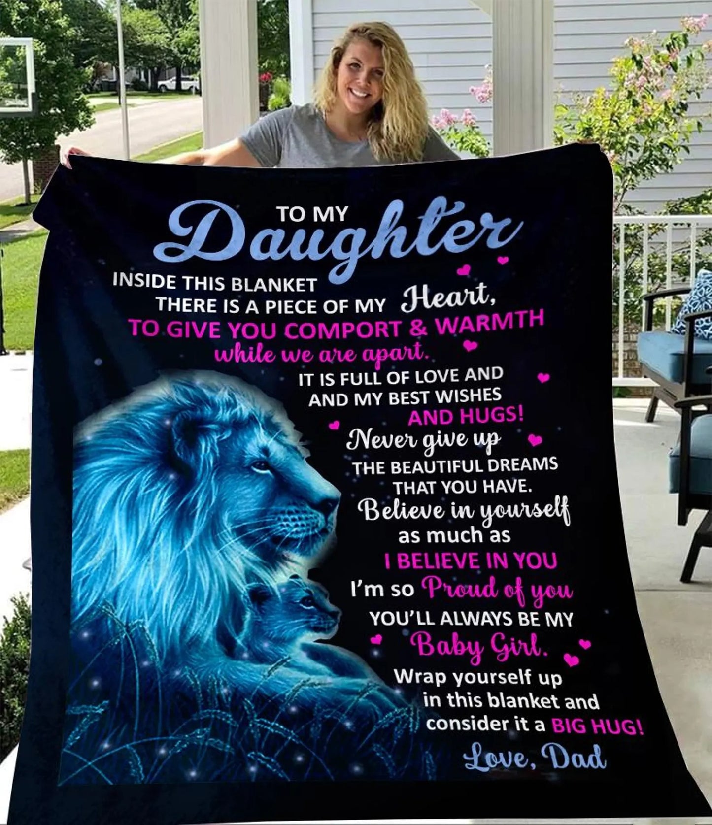 Special Gift for Your Daughter - From Dad Blanket