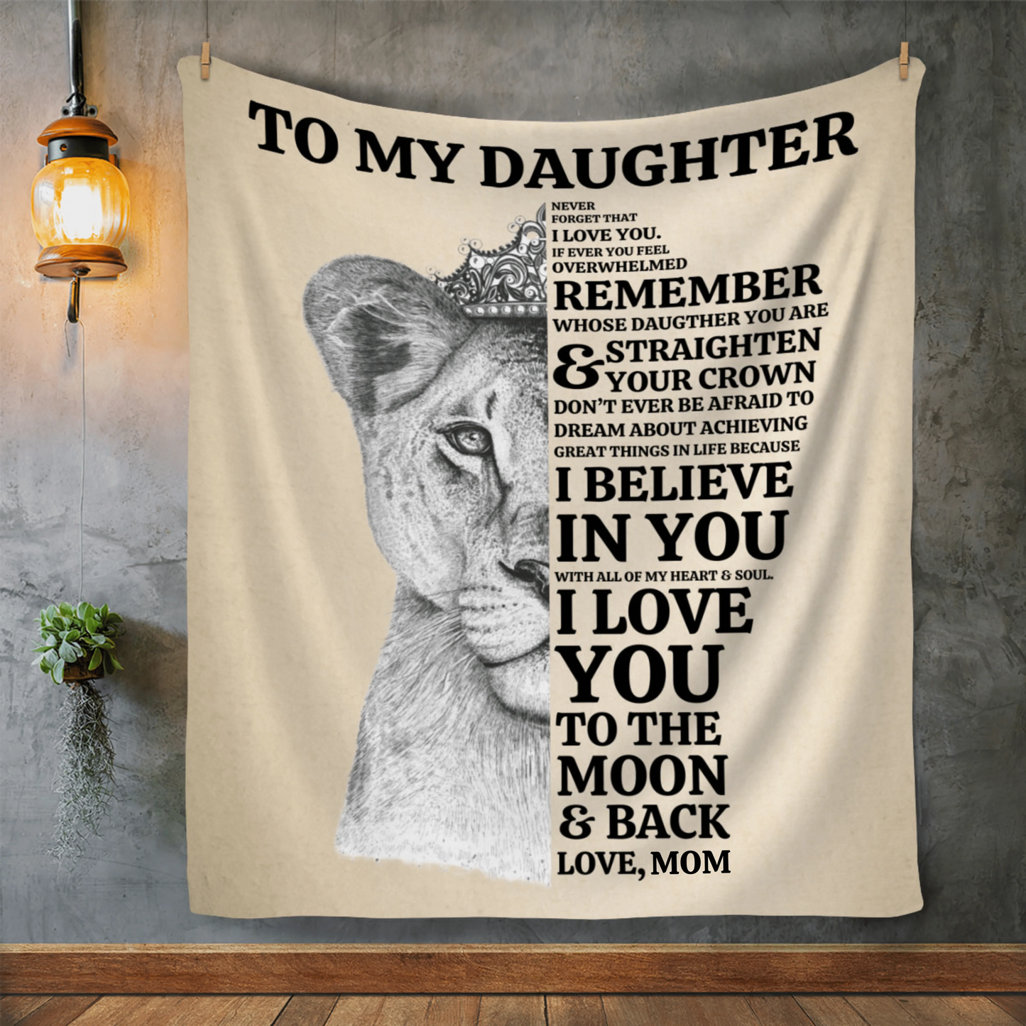 Special Gift For Your Daughter Blanket - From Mom