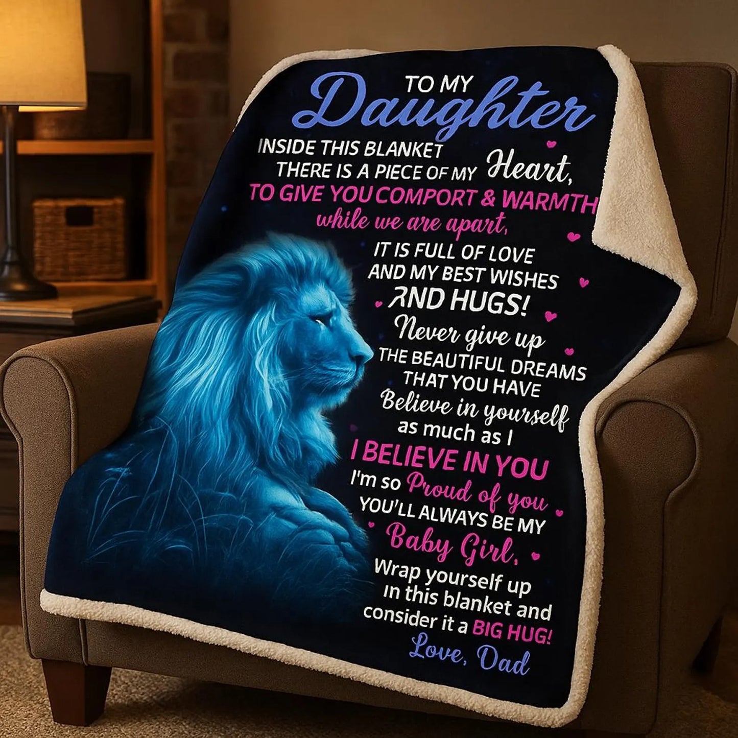 Special Gift for Your Daughter - From Dad Blanket