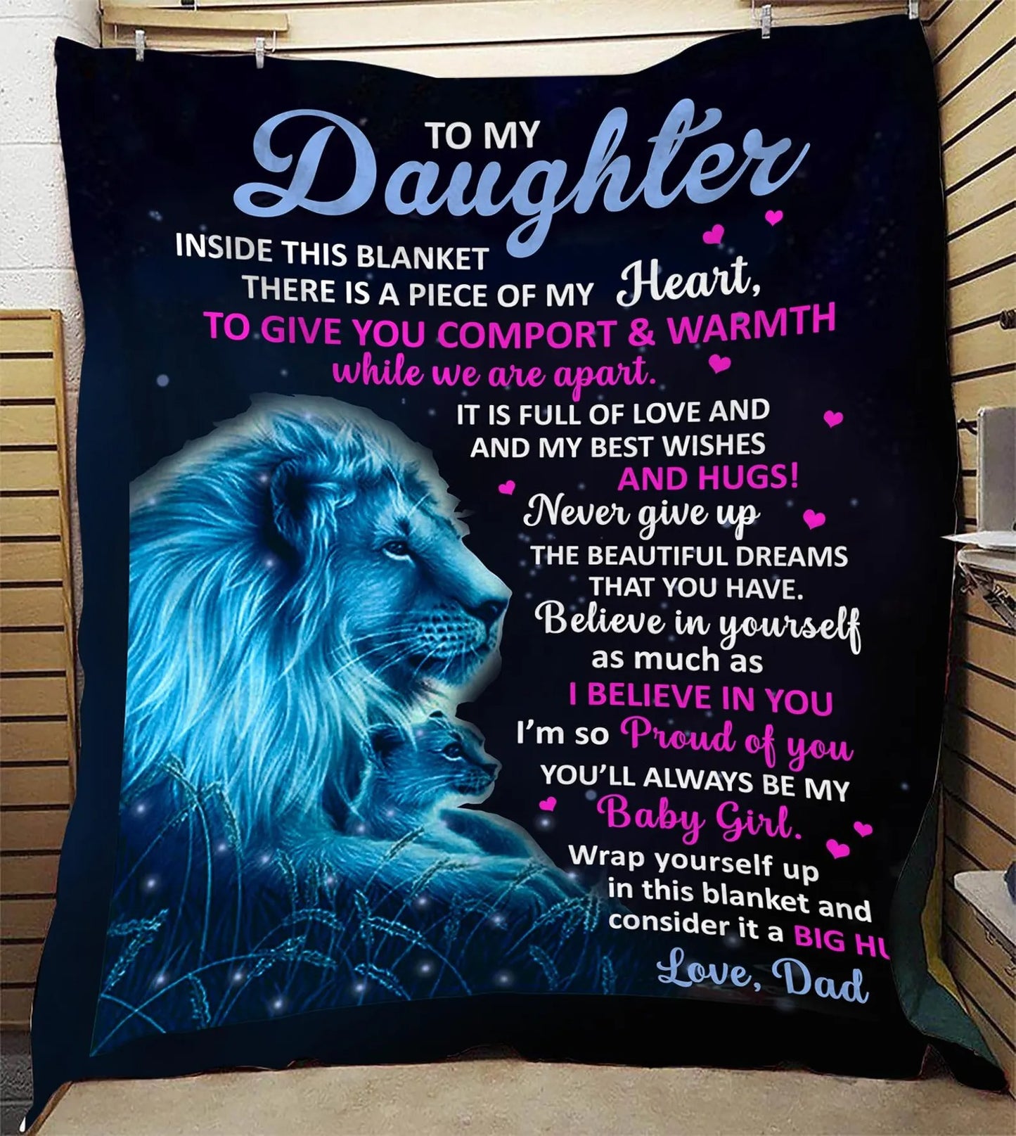 Special Gift for Your Daughter - From Dad Blanket