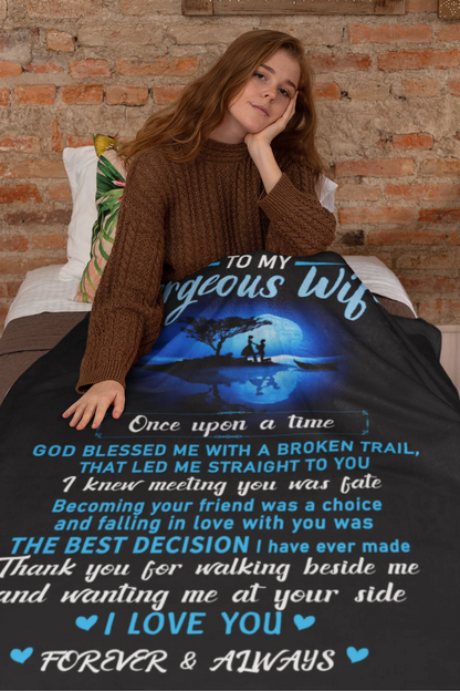 Special Gift For Your Wife Blanket - From Husband