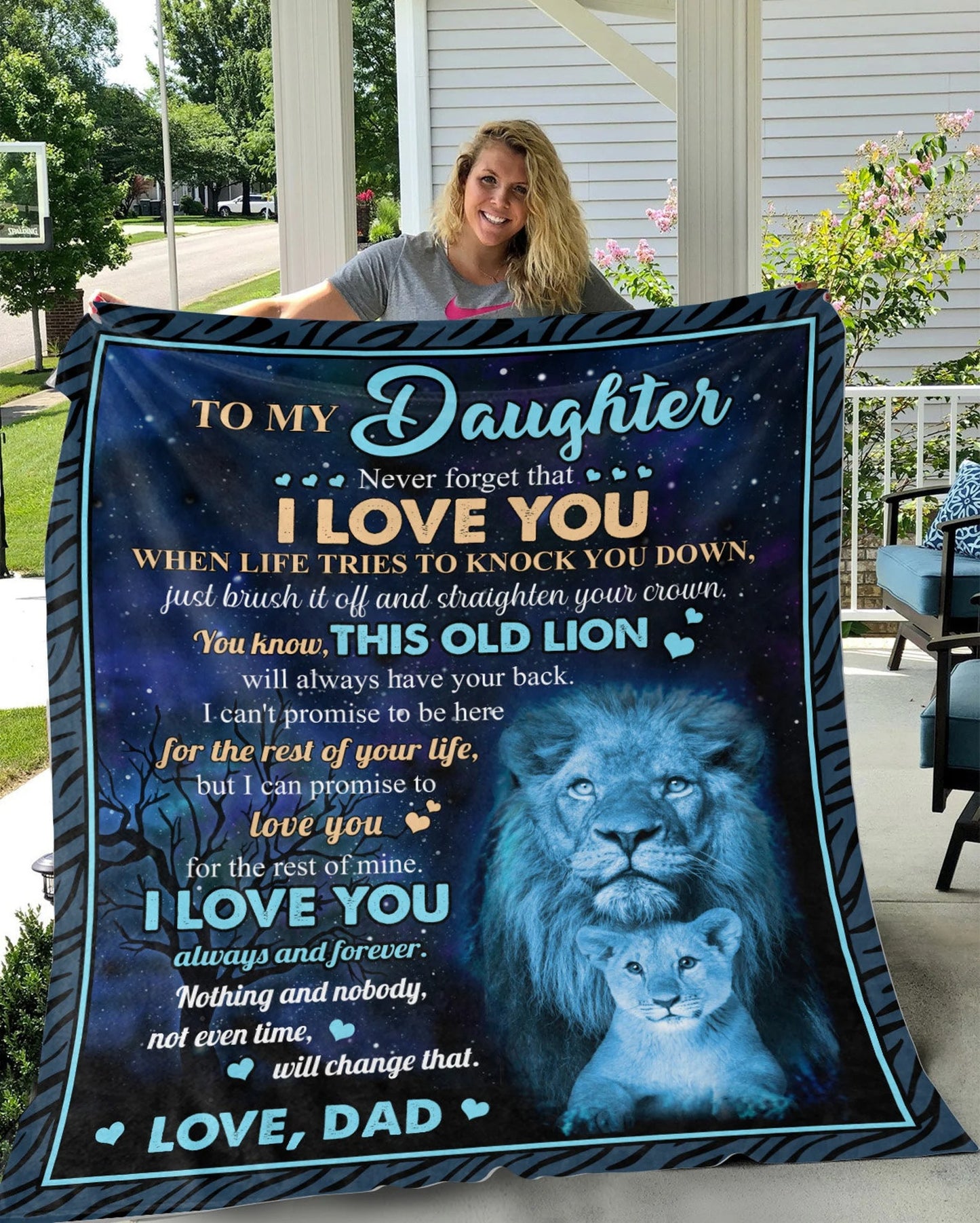Special Gift for Your Daughter - From Dad Blanket